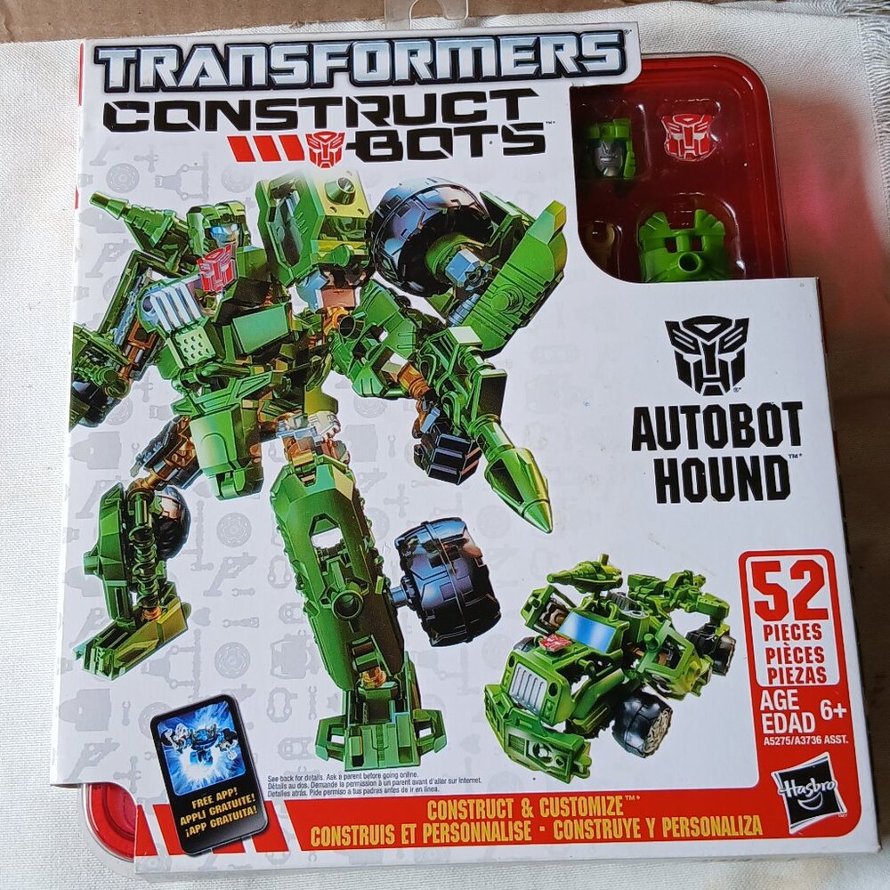 2013 Transformers Construct Bots Autobot Hound (Unopened)